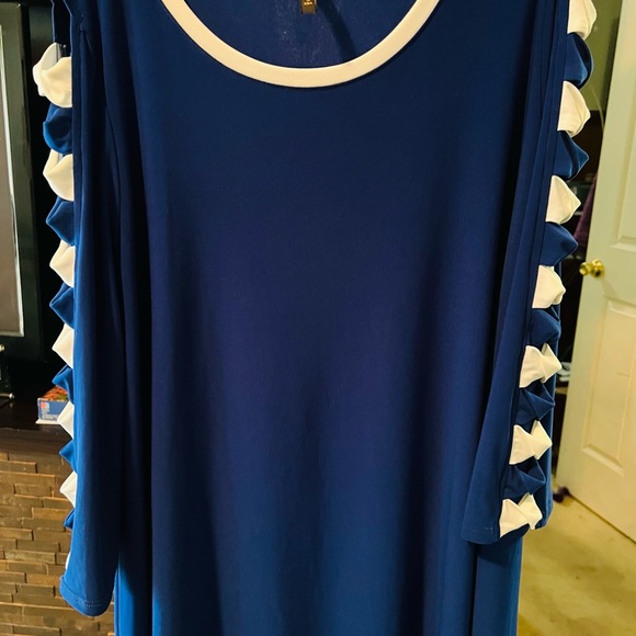 IC By CONNIE XXL Royal Blue top - Picture 4 of 9